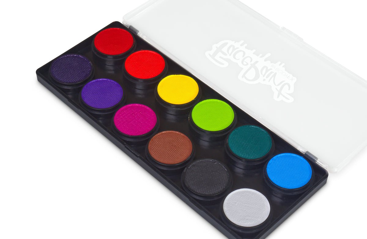 12 Colour Face Paint Palette