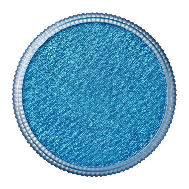 TAG Pearl Blue face paint 32g colour swatch top view TAG Pearl Blue face paint 32g colour swatch top view