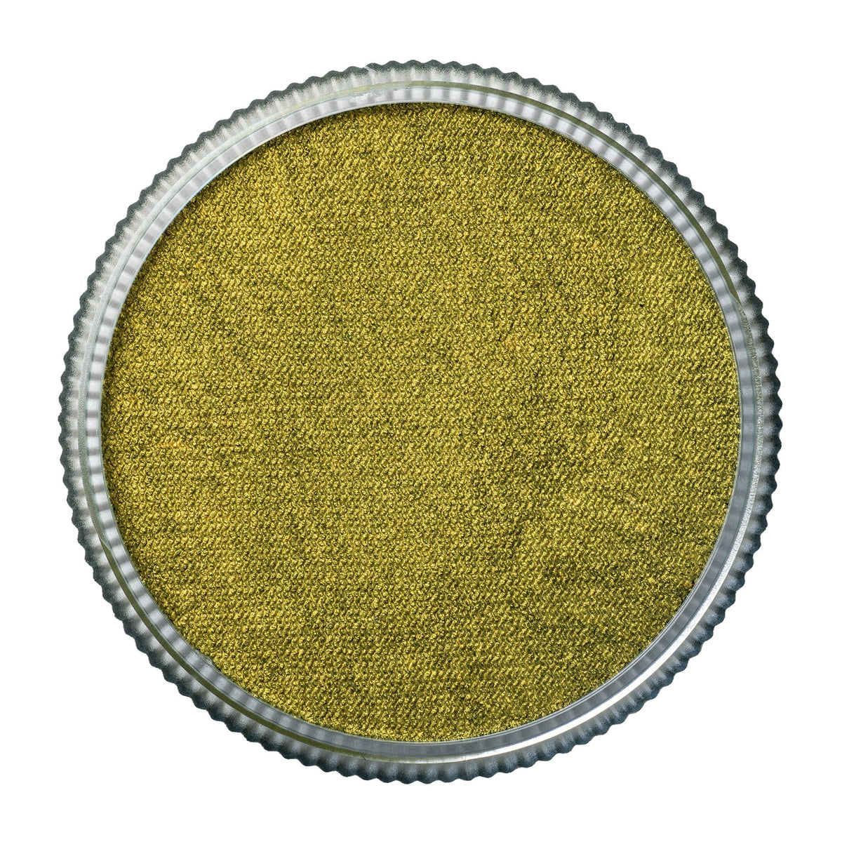 TAG Pearl Bronze Green face paint 32g colour swatch top view