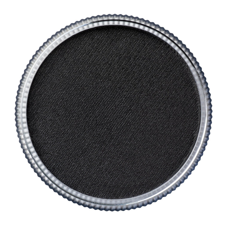 TAG Regular Black face paint 32g colour swatch top view TAG Regular Black face paint 32g colour swatch top view