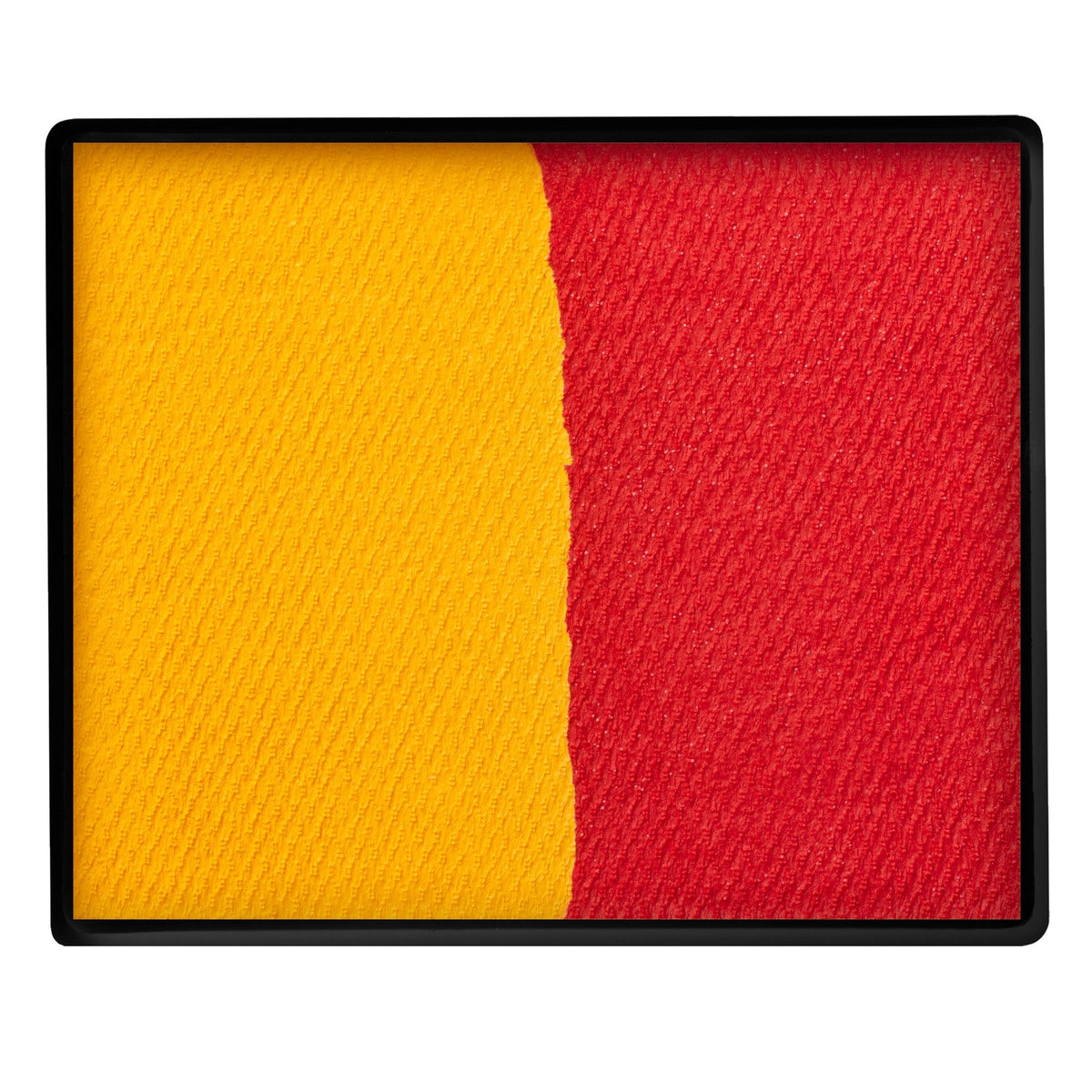 TAG Split Cake Golden Orange / Red colour swatch top view
