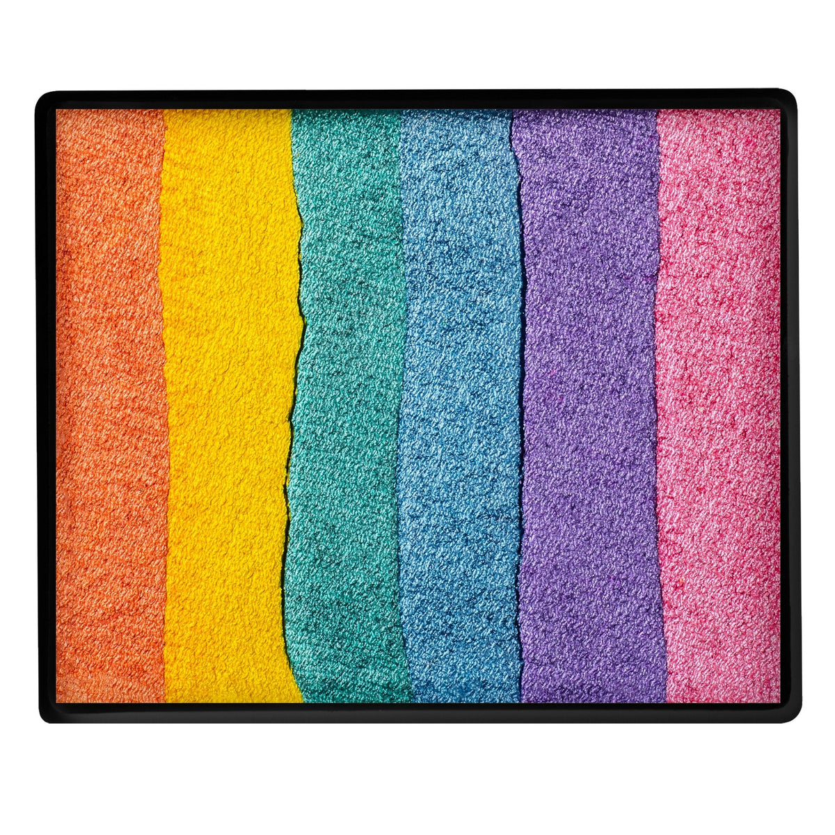 TAG Split Cake Pearl Rainbow colour swatch top view