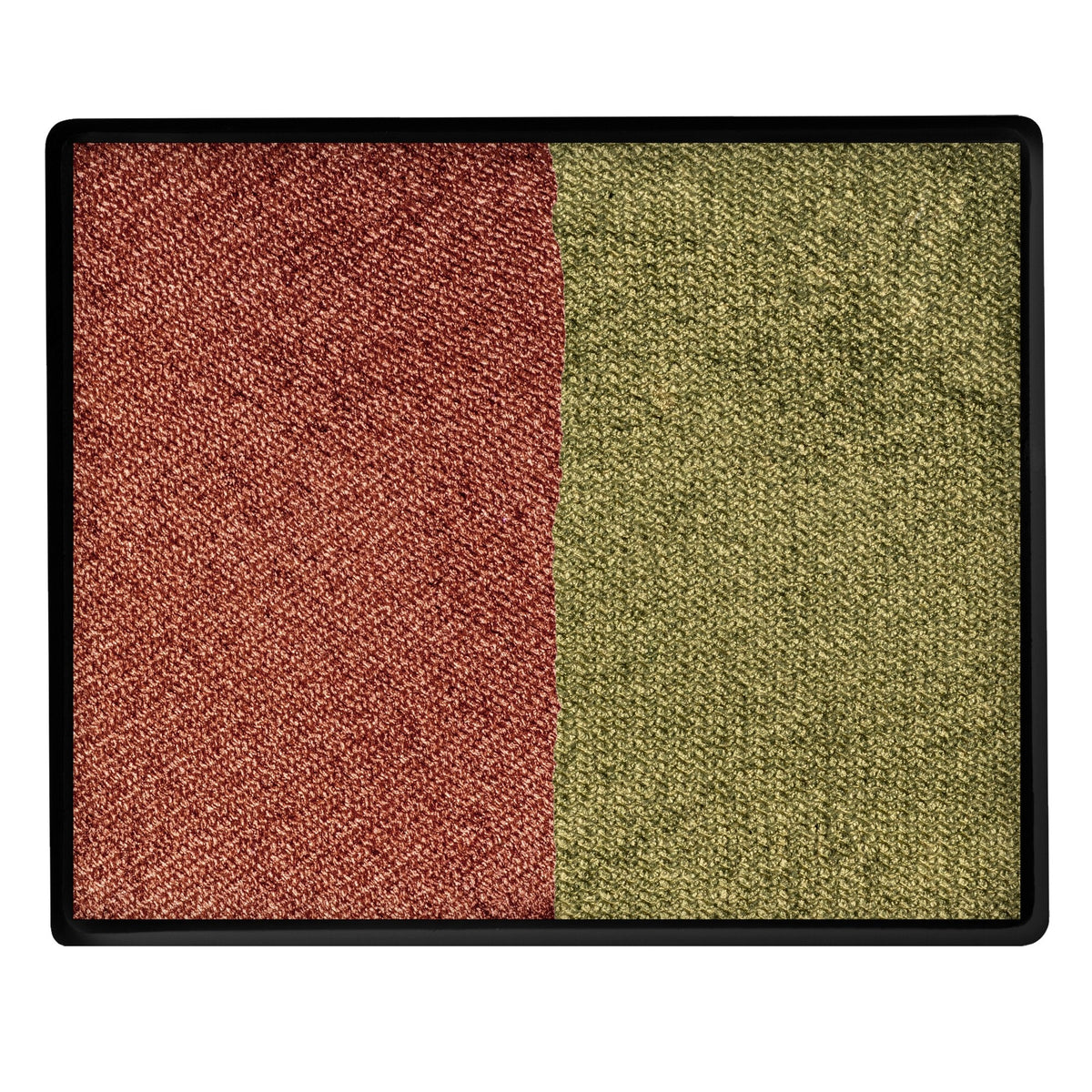 TAG Split Cake Pearl Copper / Pearl Bronze Green colour swatch top view