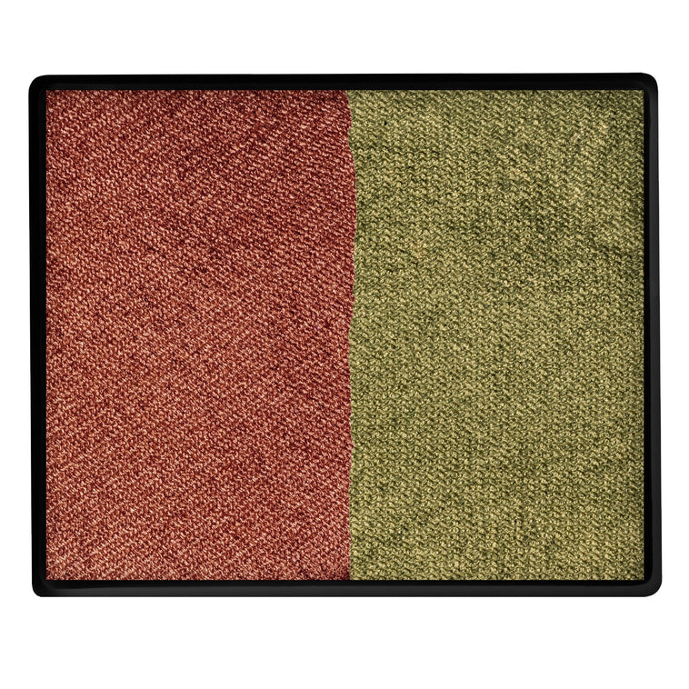 TAG Split Cake Pearl Copper / Pearl Bronze Green colour swatch top view TAG Split Cake Pearl Copper / Pearl Bronze Green colour swatch top view