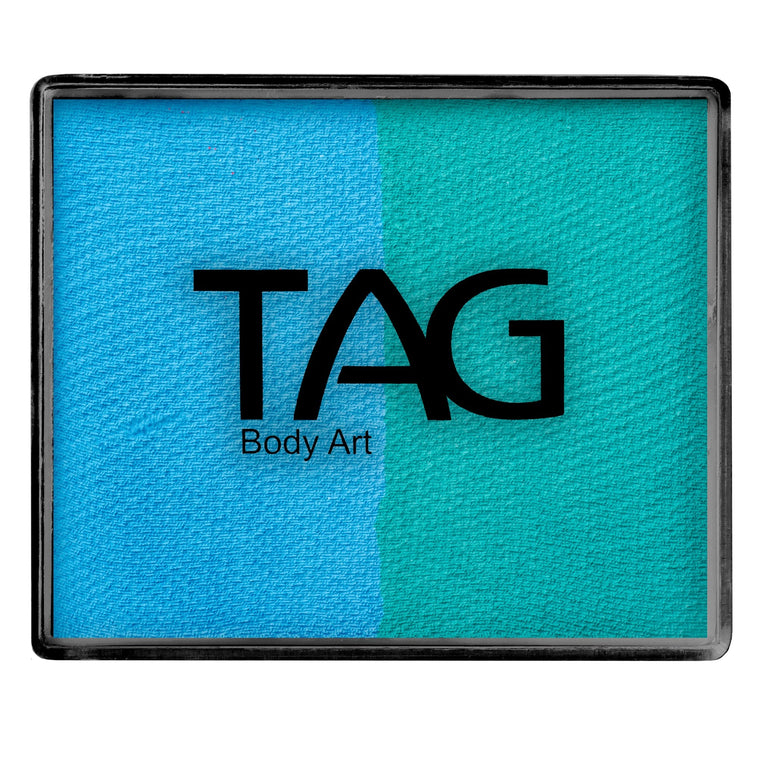 TAG Body Art Split Cake Teal / Light Blue 50g TAG Body Art Split Cake Teal / Light Blue 50g