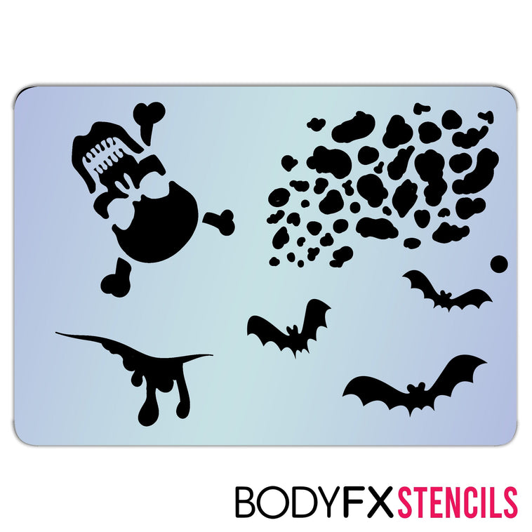 Halloween Themed Stencil Halloween Themed Stencil