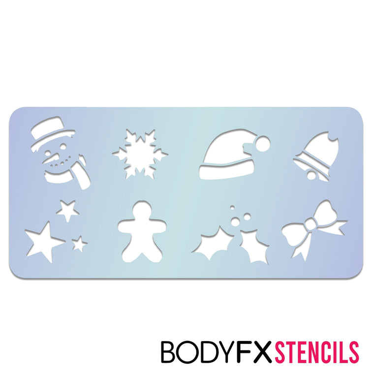 Palette Stencil- Christmas Palette Stencil- Christmas