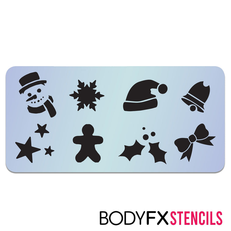 Palette Stencil- Christmas Palette Stencil- Christmas