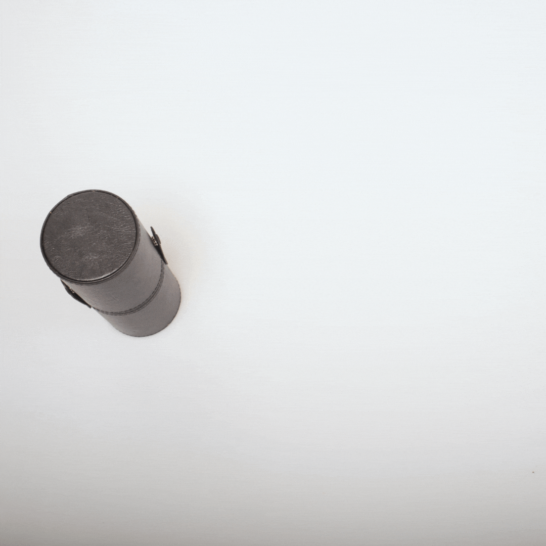 NEW 15-Piece Make Up Brush Set with Black Cylinder Case