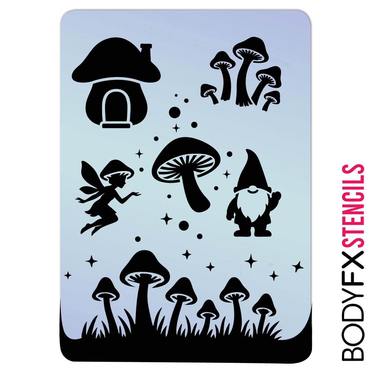 Mushroom Magic Stencil