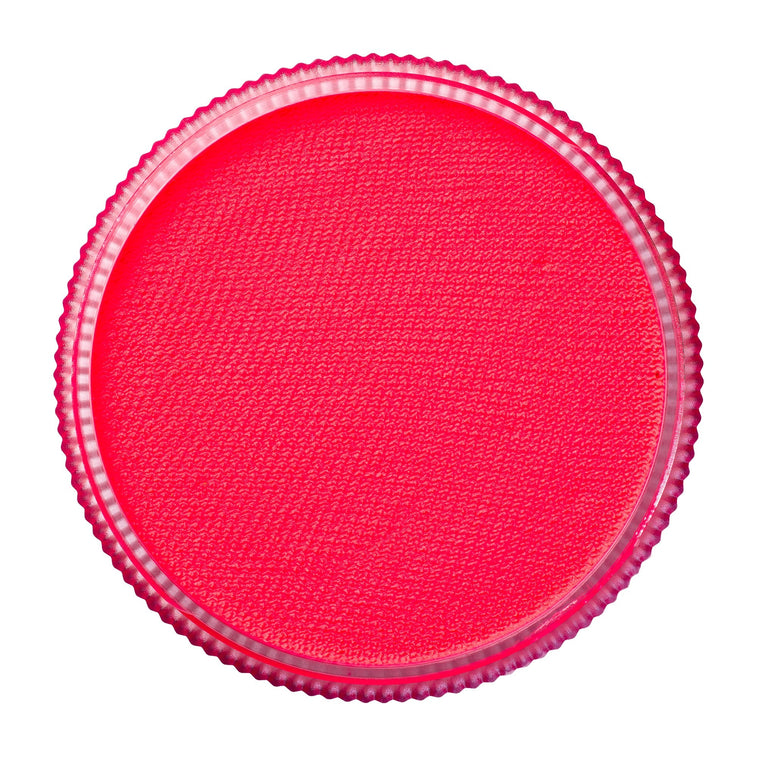 TAG Neon Pink face paint 32g colour swatch top view