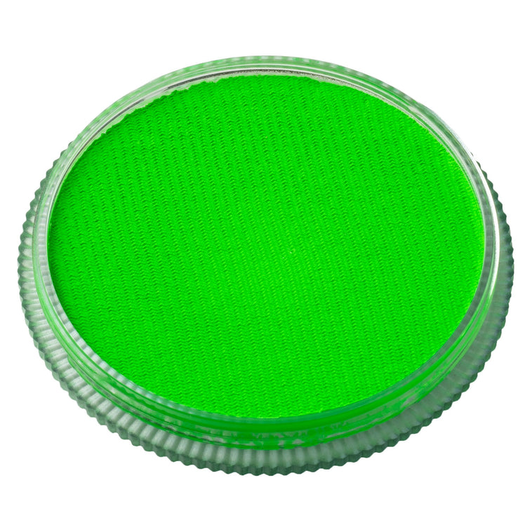 TAG Neon Green face paint 32g open pot