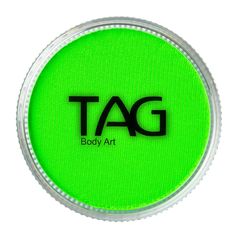TAG Body Art Neon Green face and body paint 32g