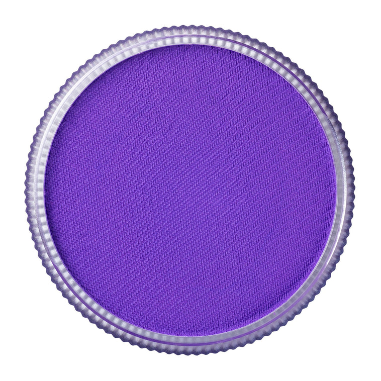 TAG Neon Purple face paint 32g colour swatch top view
