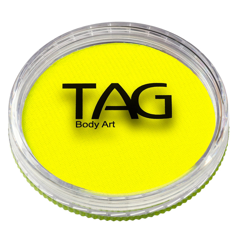 TAG Neon Yellow face paint 32g with lid
