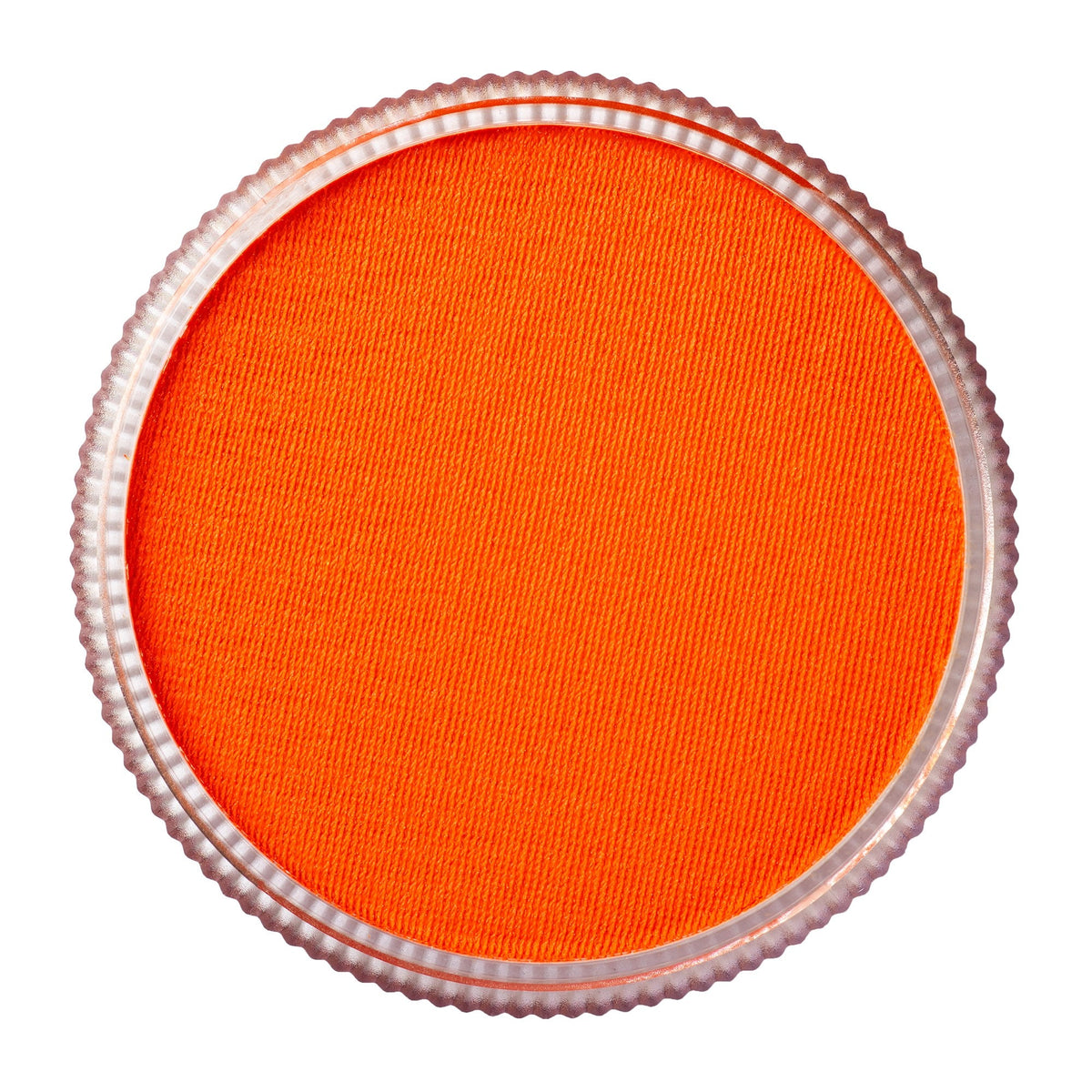 TAG Neon Orange face paint 32g colour swatch top view
