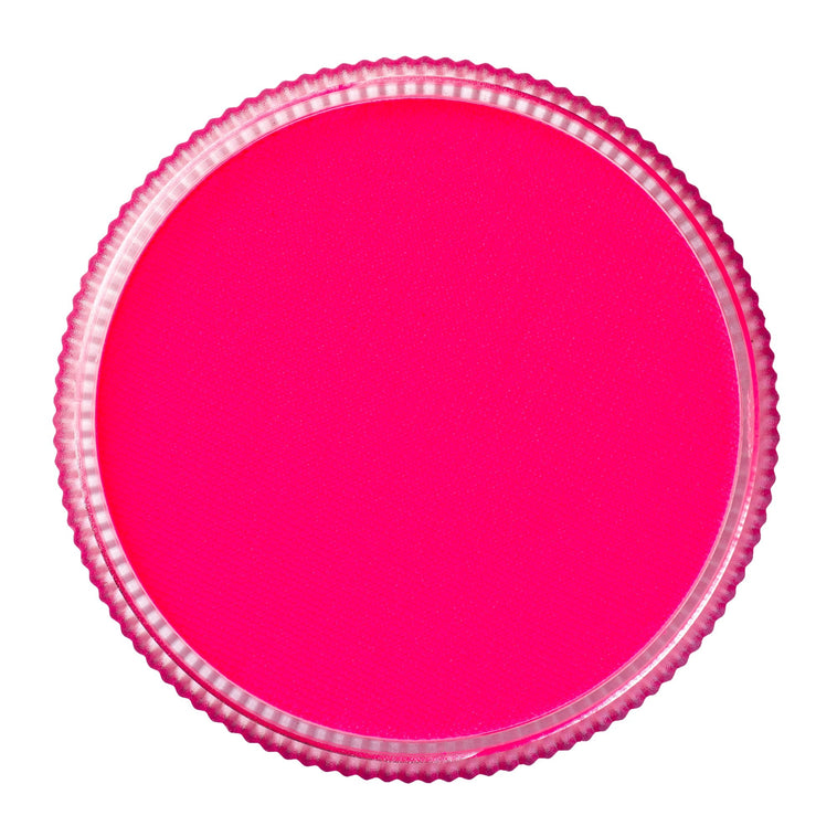 TAG Neon Magenta face paint 32g colour swatch top view