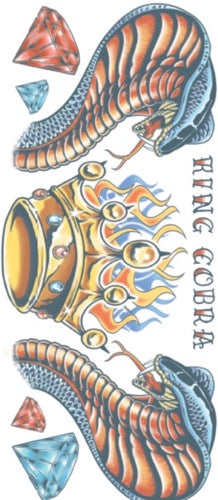 Temporary Tattoos- Cobra Neck Tattoo