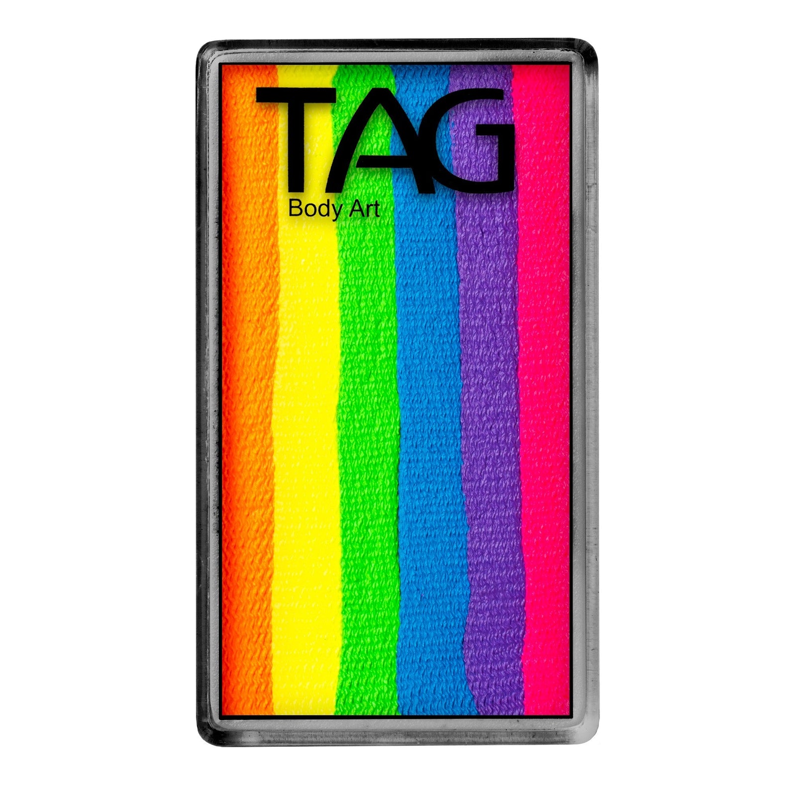 TAG Body Art One Stroke Neon Rainbow split cake 30g