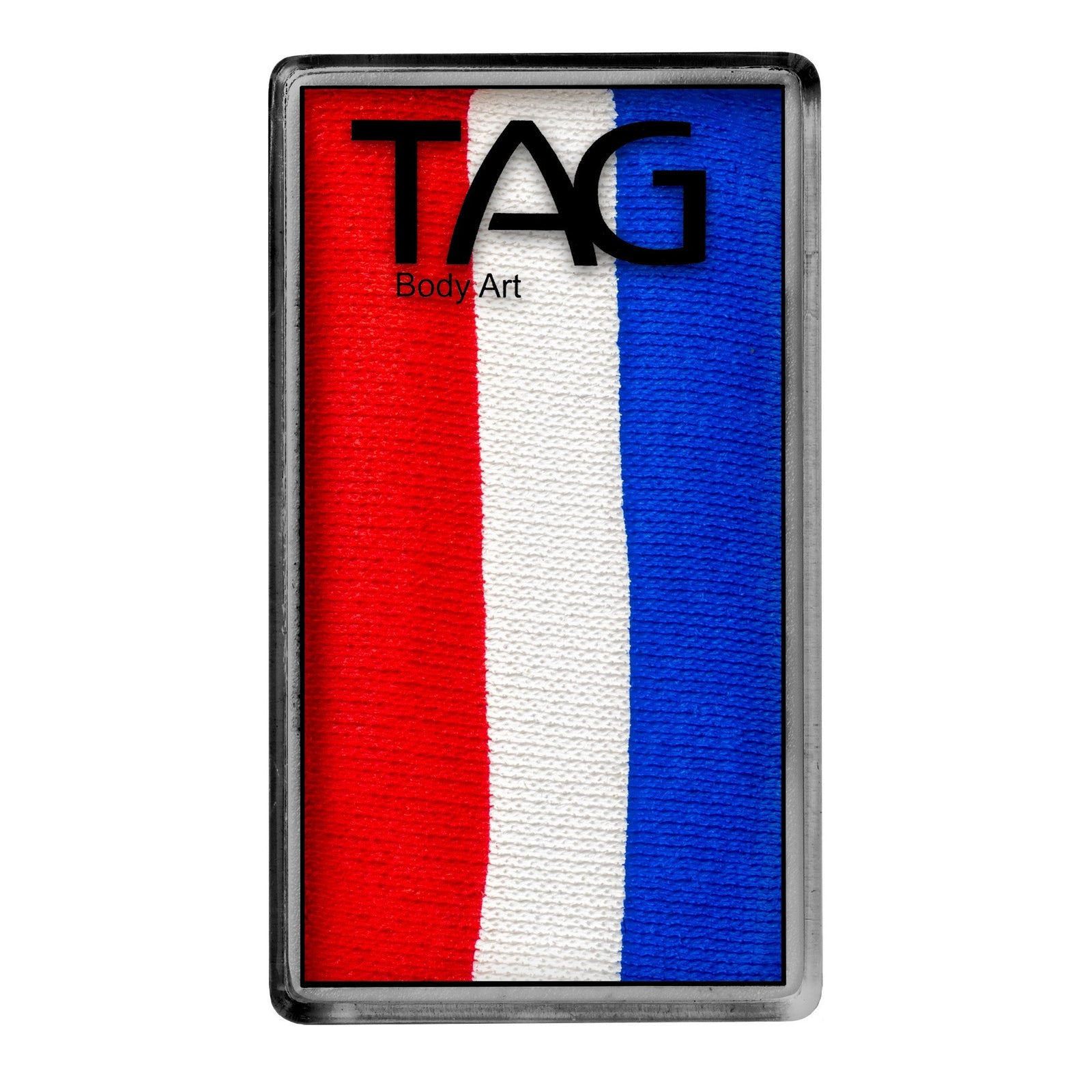 TAG Body Art One Stroke Red White And Blue split cake 30g