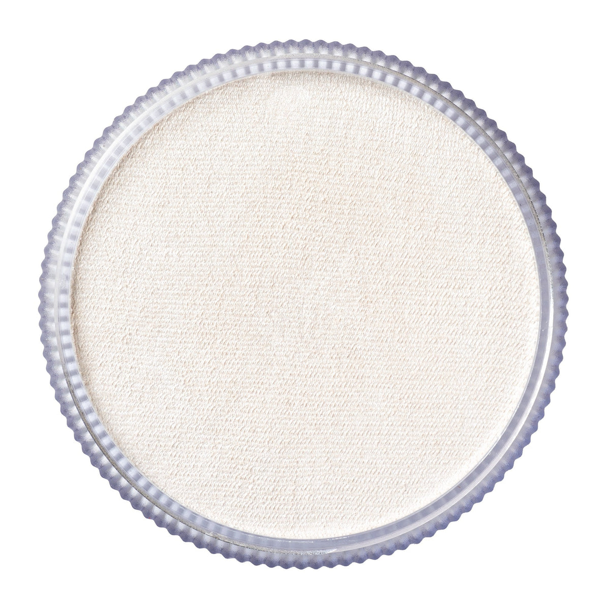 TAG Pearl White face paint 32g colour swatch top view