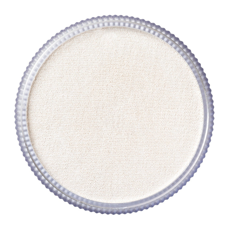 TAG Pearl White face paint 32g colour swatch top view