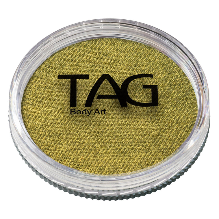 TAG Pearl Bronze Green face paint 32g with lid