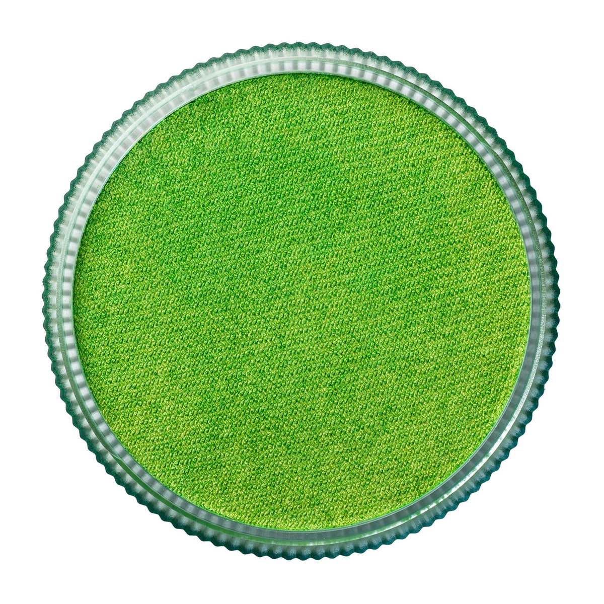TAG Pearl Lime face paint 32g colour swatch top view