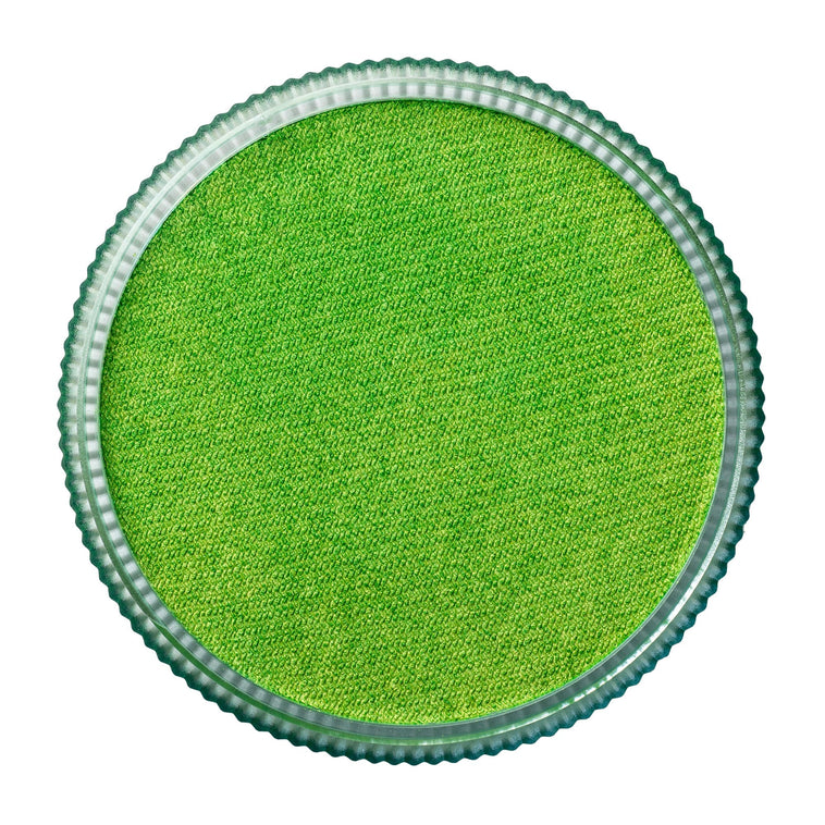 TAG Pearl Lime face paint 32g colour swatch top view