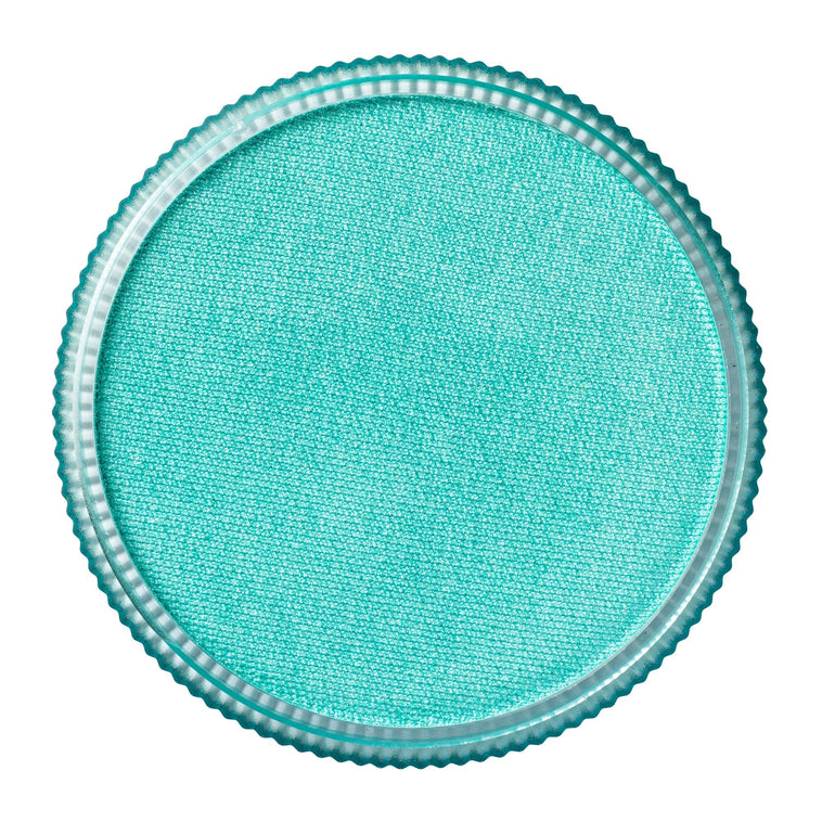 TAG Pearl Teal face paint 32g colour swatch top view