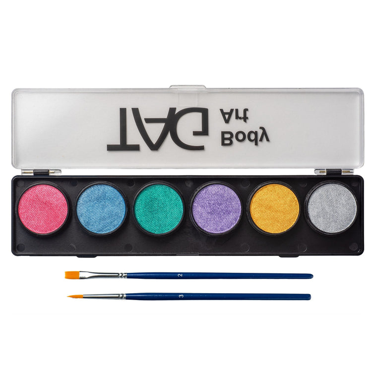TAG Pearl Palette open showing 6 pearl colours