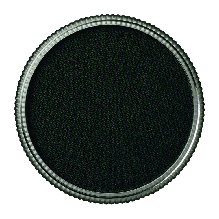 TAG Regular Dark Green face paint 32g colour swatch top view