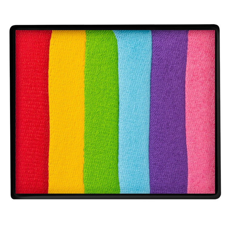TAG Split Cake Regular Rainbow colour swatch top view