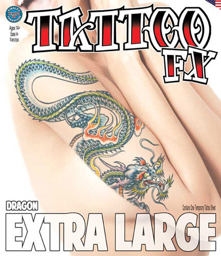 Temporary Tattoos- XL Dragon
