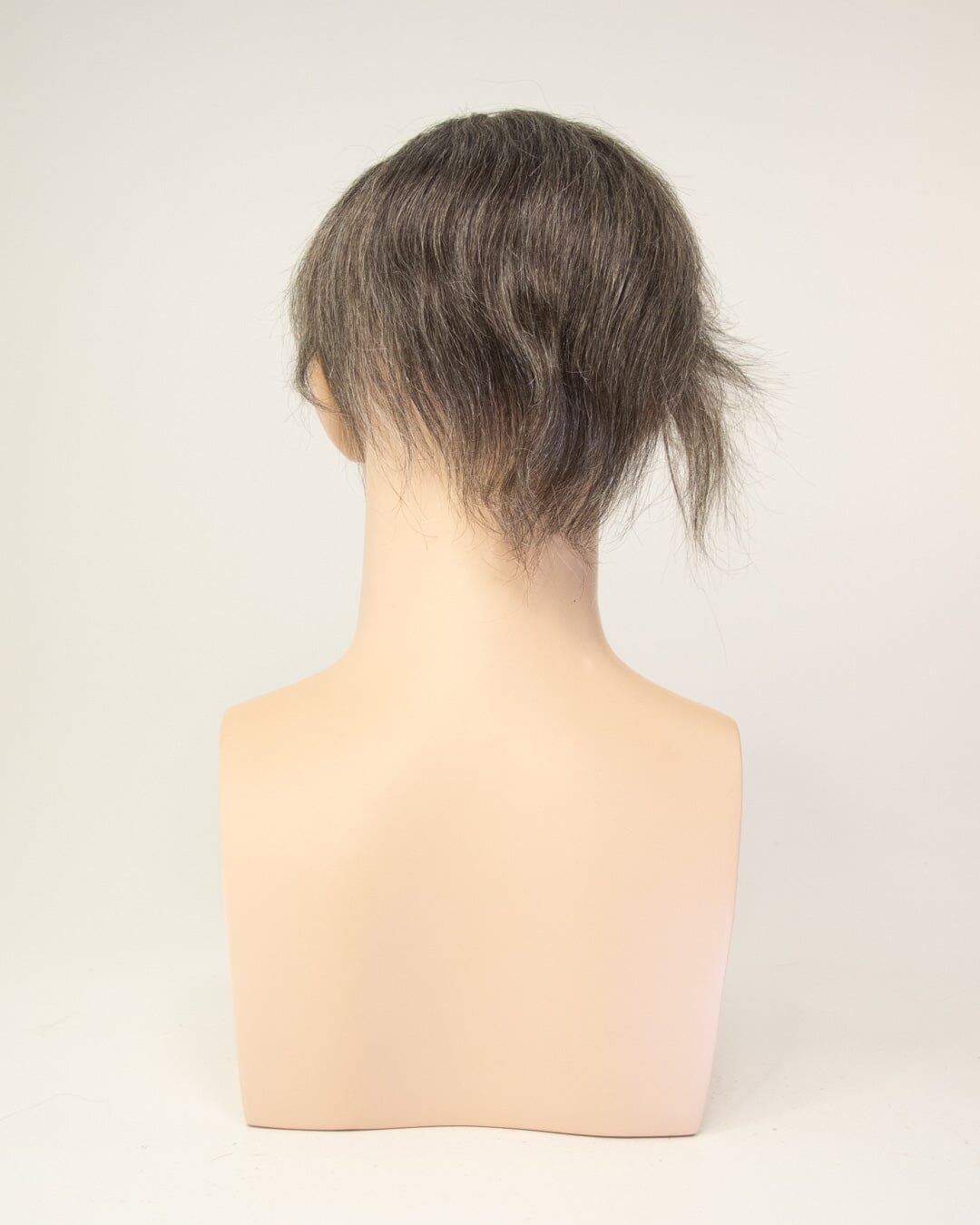 Salt & Pepper 20cm Lace Front Human Hair Wig