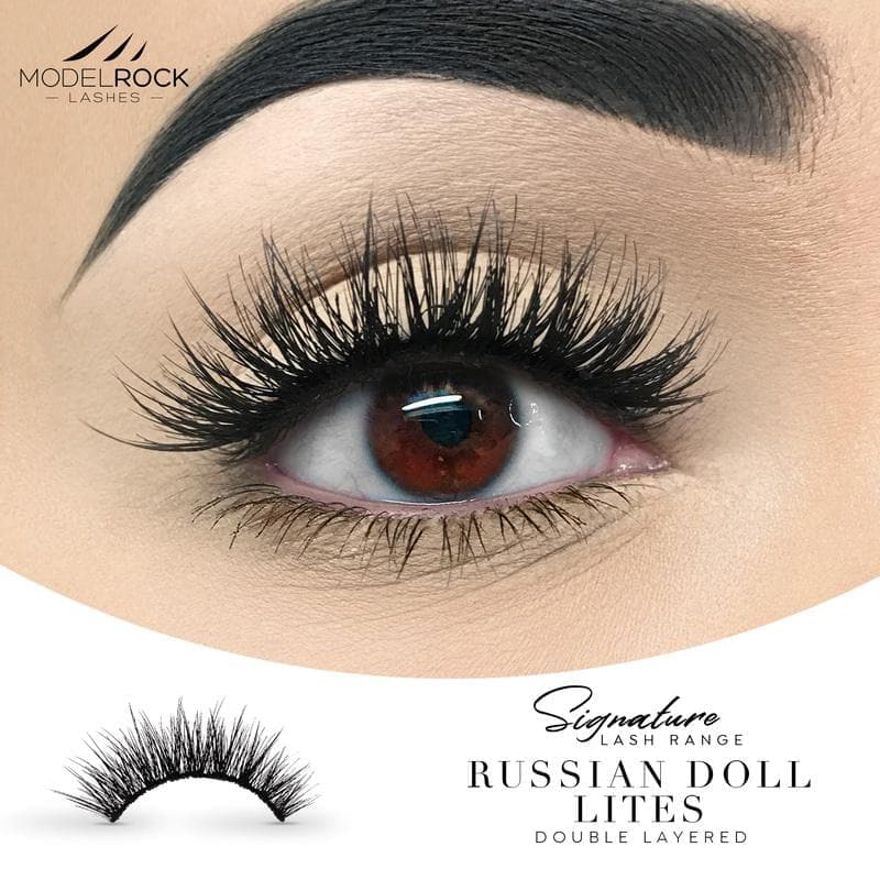MODEL ROCK LASHES- RUSSIAN DOLL 'LITES'
